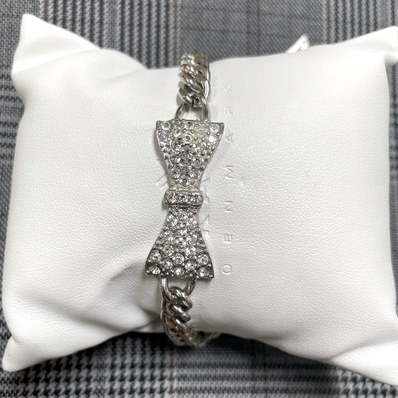 Guess Silver Bracelet w ribbon and stones - Picture 7 of 9